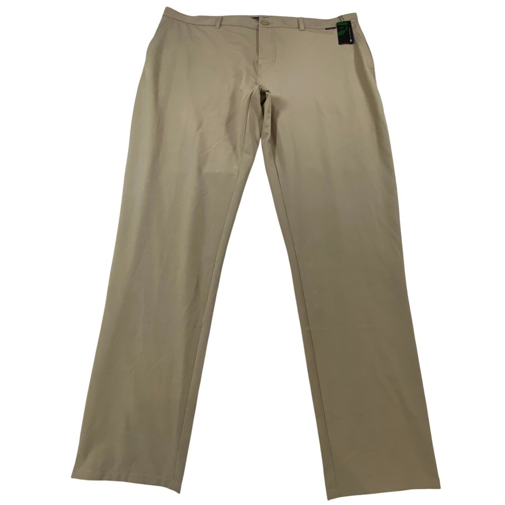 TravisMathew Mens OTC Tech Chino Pants Khaki Tan Size 42 Stretch NEW